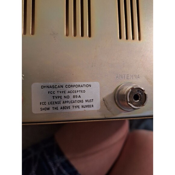 Vintage Cobra Cam 89 2-Way CB 23 Channel‎ Radio Japan Dynascan AM CB Transceiver - Picture 9 of 12